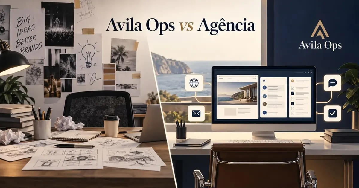 Avila Ops ou agência tradicional?
